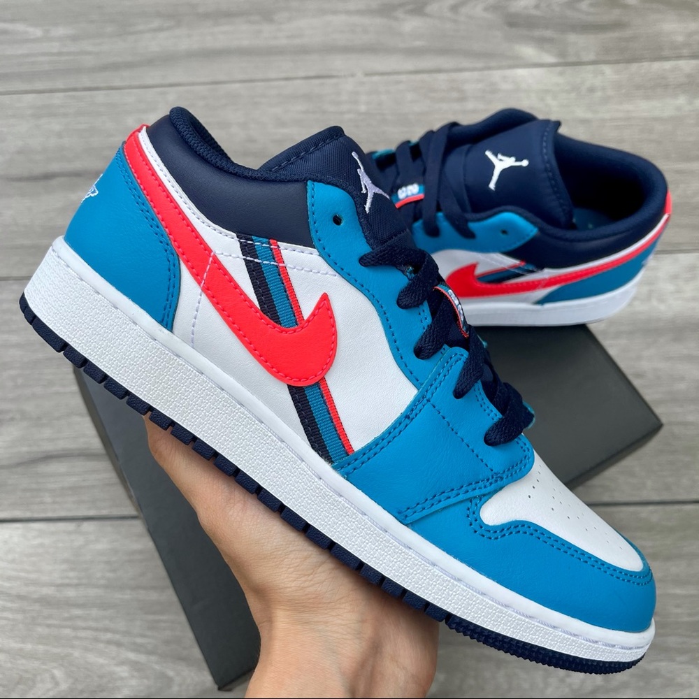 đđ§ĄAir Jordan 1 Low Game Time GSđ§Ąđ - Picture 1 of 7